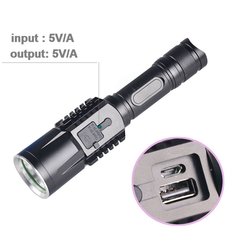 Voltage Indication Explosion Proof USB Rechargeable Torch Light Price