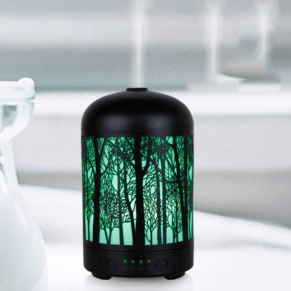 100ml Metal Aroma Diffuser with Colorful LED  serene house ultrasonic aroma humidifier