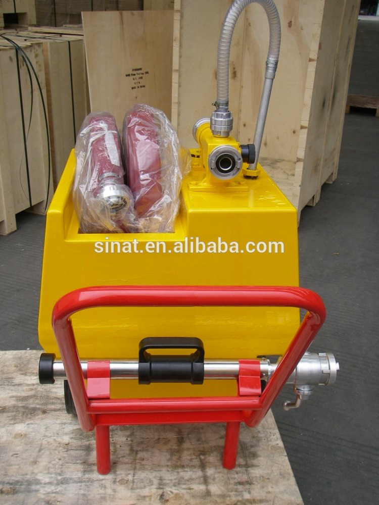 150L Fire trolley extinguisher with tank