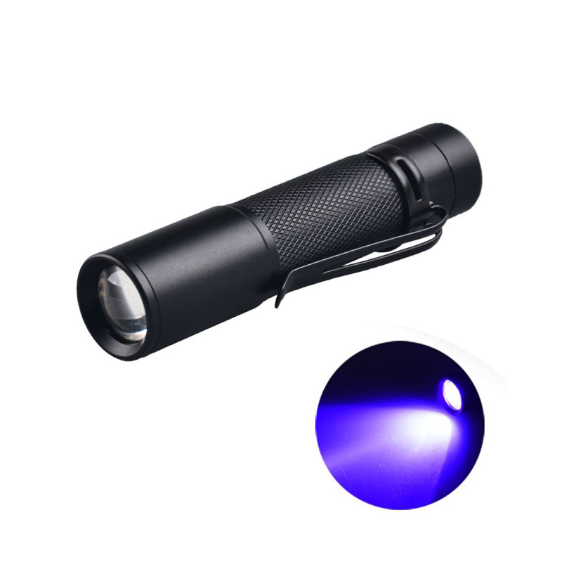 365-390nm UV Pen Light Torch Mini Portable Ultra Violet Light Pen