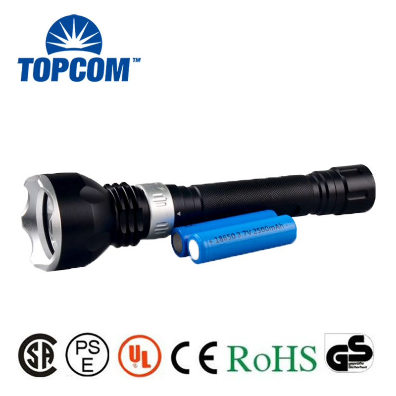 395nm UV Lamp LED Submarine Flashlight Underwater Torch