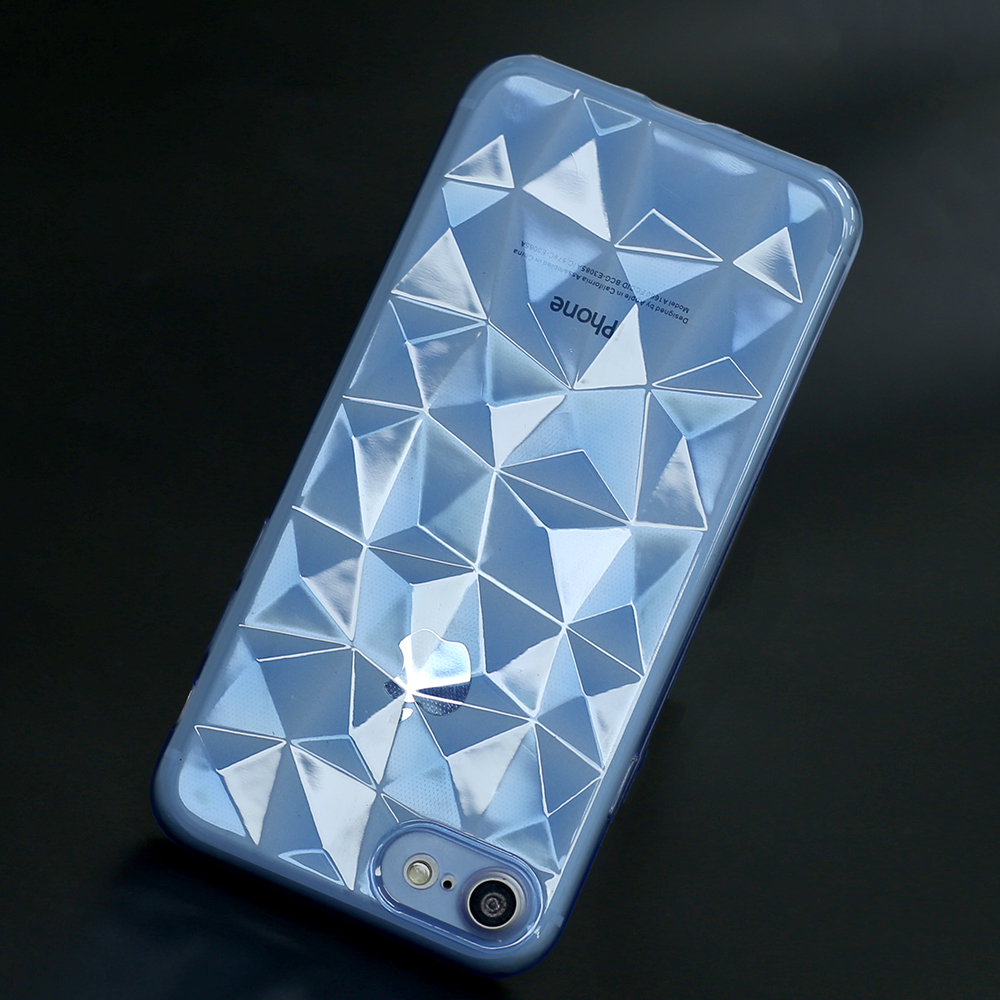shockproof diamond pattern wholesale transparent tpu phone case for Redmi S2 case