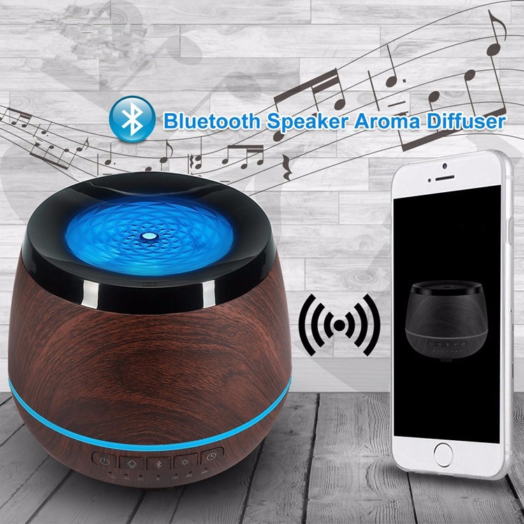 Germany Music Player Bluetooth Aroma Diffuser Wooden Bluetooth Speaker for Wholesaler