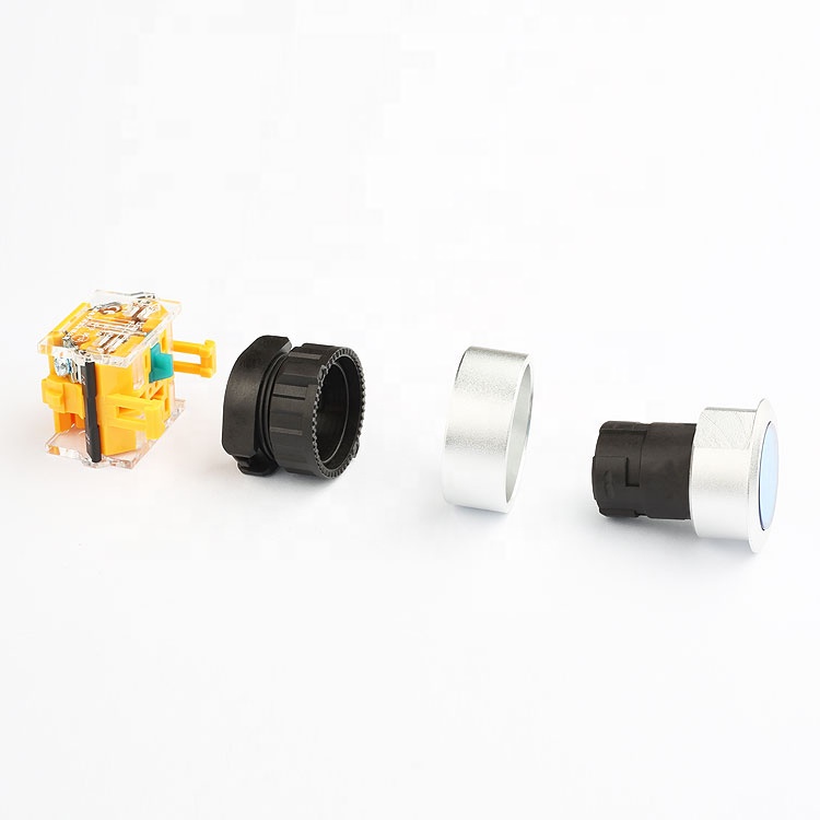 22 /30 mm no nc mushroom momentary push button switches with LED