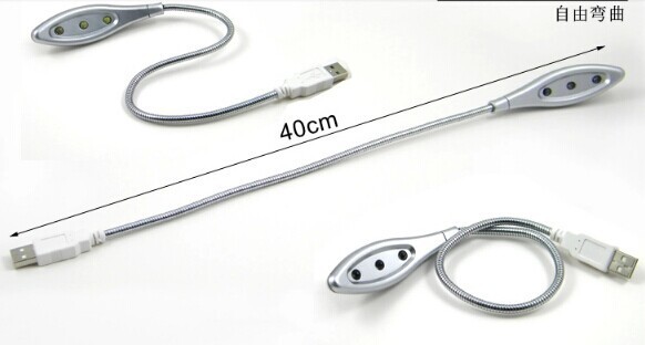 Flexible Notebook USB light 3 LED USB Light&laptop usb lamp