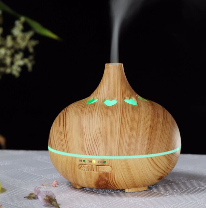 150ML Simply Diffusers, Fan Favorite Wood Like Finish Aromatherapy Essential Oil Diffuser and Ultrasonic Humidifier