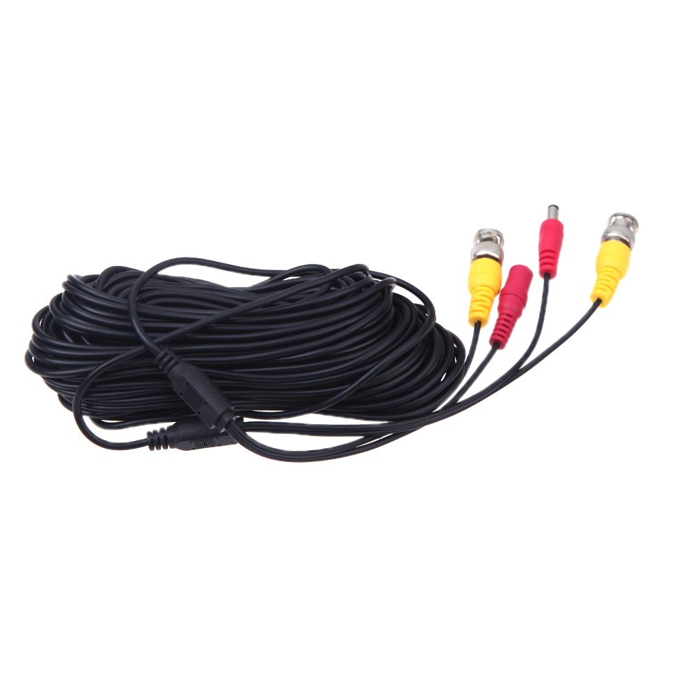 20M BNC Cable Video Output CCTV Cable BNC DC Plug Siamese Cable for CCTV Camera Surveillance System Wholesales