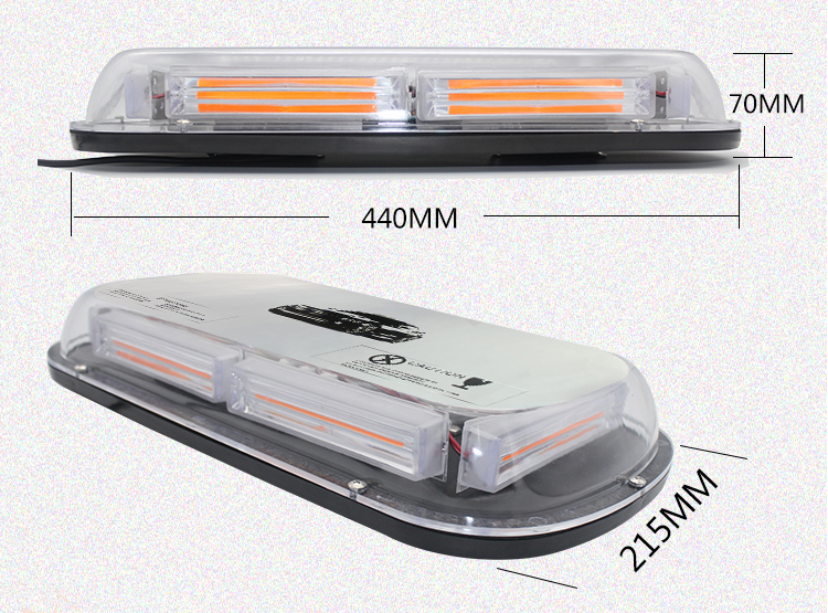 17inch 60W Warning lampTraffic Vehicle mini Strobe Light Bar