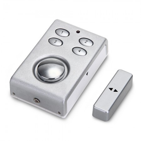 Solar Powered Wireless Magnetic Sensor Detector Alarm