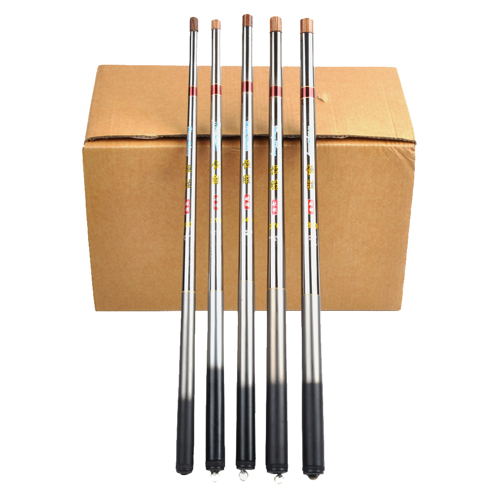 Super Hard Carbon Fiber Fishing Rod Portable Telescopic Fish Rod Ultralight Mini Travel Fishing Pole 1.8M/2.1M/2.4M/3.0M/5.4M
