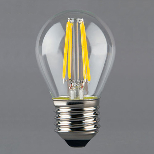 High brighteness Mingshuai Edison LED filament bulb g45 full glass lamp 2w E27 filament led light