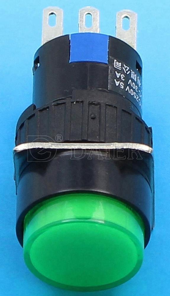 3PIN Soldering Type 16MM Momentary Push Button Switch