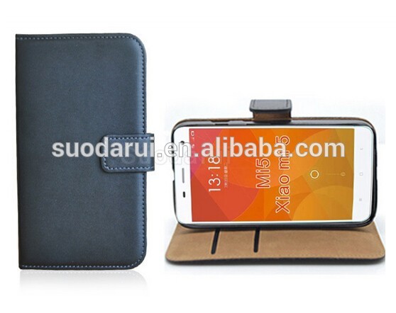 Book Style Leather Case Flip Cover Wallet Pouch For Xiaomi 5 MI5 M5