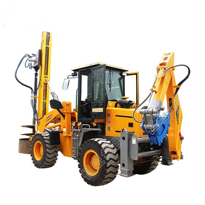 mini used wheel loader-excavator for sale
