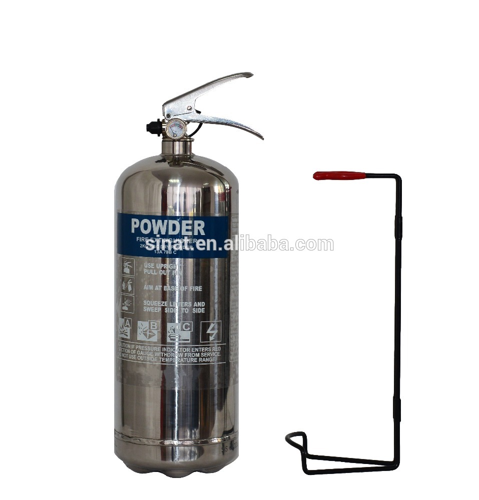 CE stainless steel chrome car fire extinguisher