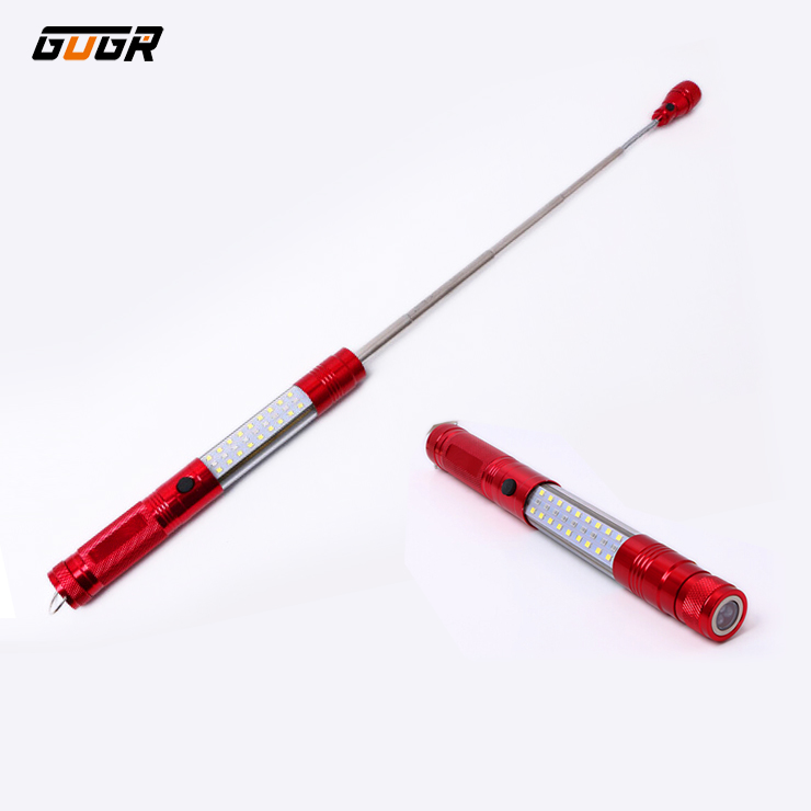 Wholesale Promotional 3 Led Extendable Flexible Magnetic Lamp Flashlight Pick Up Tool