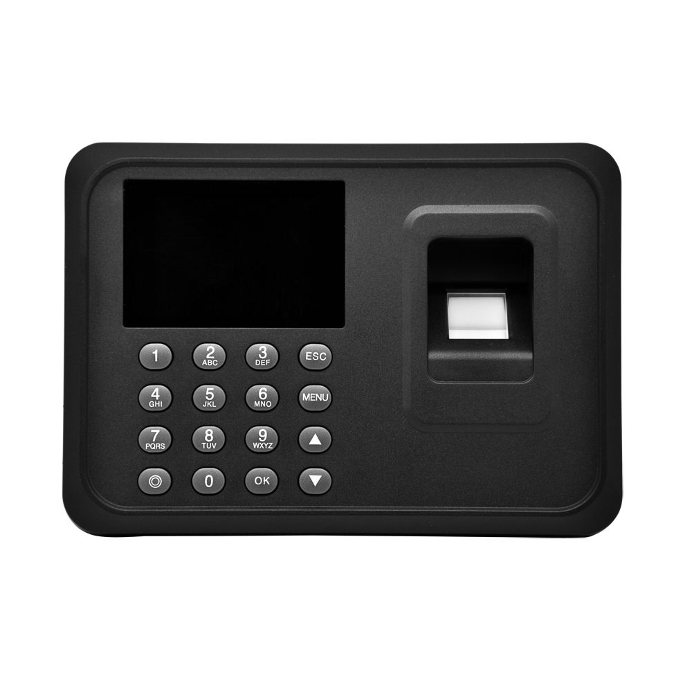 2.4 TFT LCD Display USB Biometric Fingerprint Attendance Machine DC 5V/1A Time Clock Recorder Employee Checking-in Reader