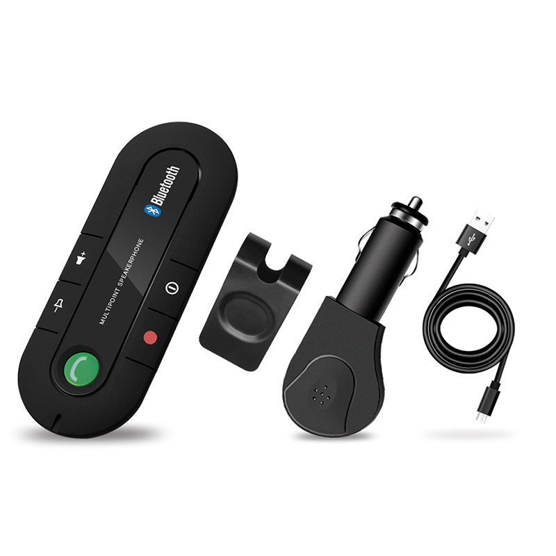 Bluetooth Speakerphone MP3 Music Player Wireless Bluetooth Handsfree Car Kit Bluetooth Receiver Speaker Car Charger