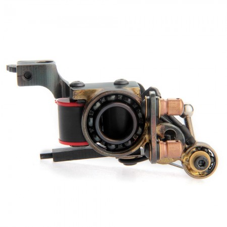 Pro Tattoo Machine Gun Shader Liner 10 Wrap Coils Alloy Kit