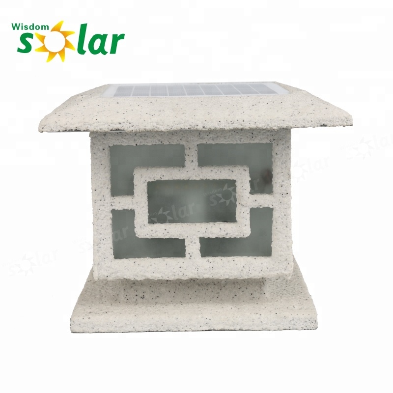 item type and pillar lights lamp body material aluminum solar light post