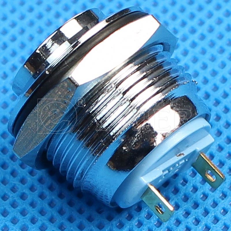 16mm High Button Waterproof Normally Closed Aluminum Push Button Switch