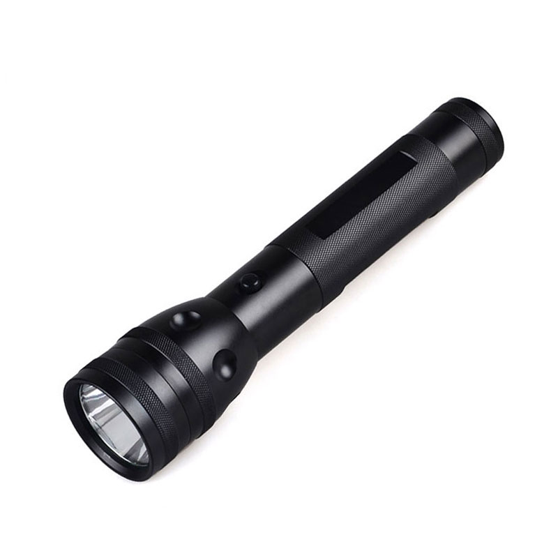 TOPCOM Heavy-Duty Police Security Tactical Aluminium 3 Modes 10W XML T6 LED Cell D Battery Flashlight With Adjustable Focus