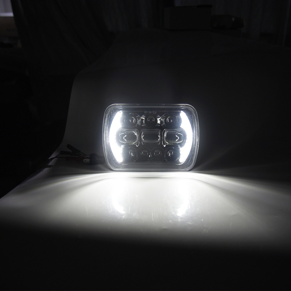 7x6 led 2019 Newest Style Auto Lighting System Rectangle Square 5x7 Inch Hi/Lo Sealed Beam 5x7  inch Led Headlight