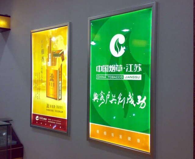 Outdoor Advertising Store Front Acrylic LED Light Box Sign LED Super Thin Advertising Light Box