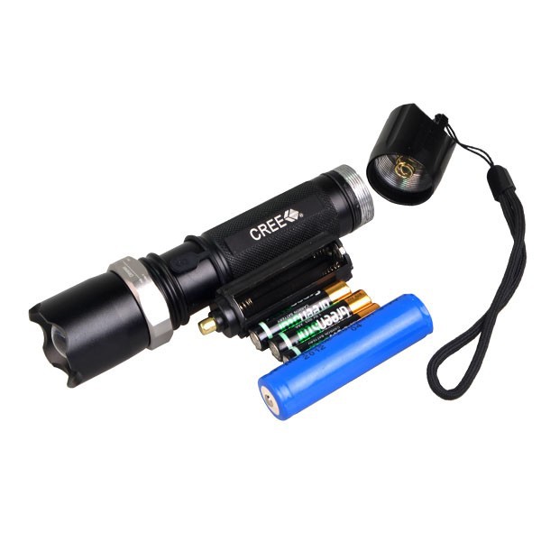 TP-18013W Rechargeable XPE Flashlight Police