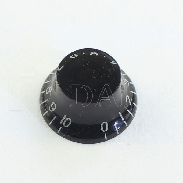 Top Hat Speed Guitar Volume Tone Control Knob Blue Skirted Amp Knobs