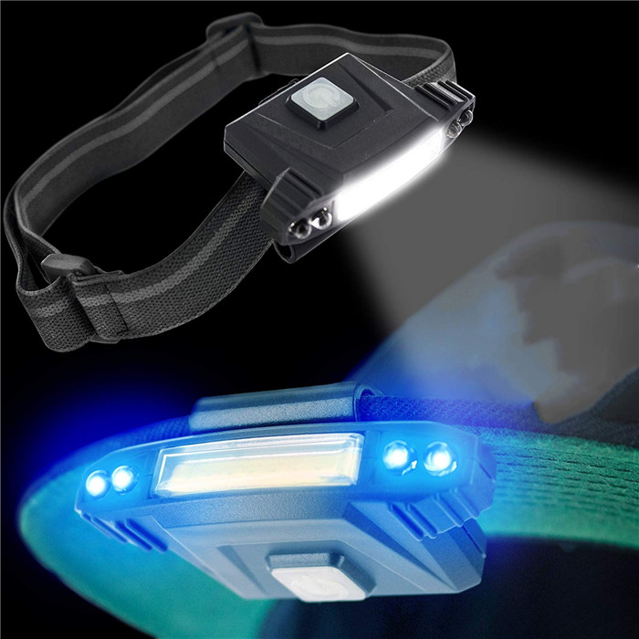 Goldmore 3W COB LED Rechargeable Headlamp,Portable Mini Clip on Hat Light Cap Light for fishing hand work baseball caps