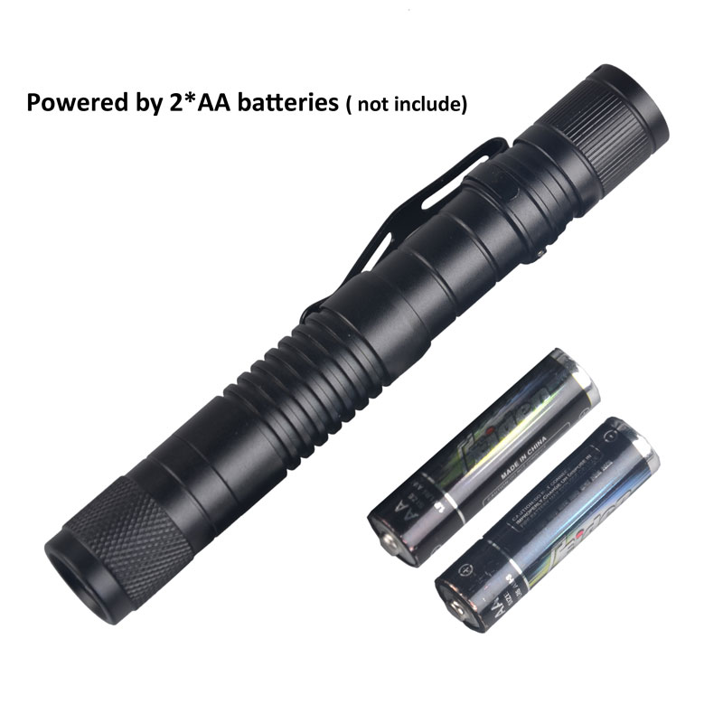 Portable 3W XPE Led Pen Light With Pocket Clip, High Power Led Penlight