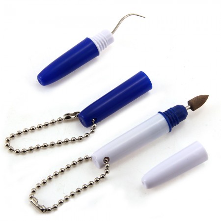 2pcs Dental Tooth Cleaning Tools Plaque Remover Stain Eraser Portable