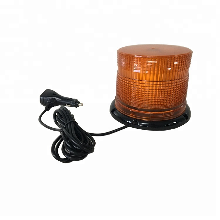 60W Amber COB LED Beacon Light for trucks school bus ambulance