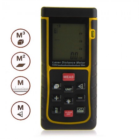 Digital Handheld Laser Distance Meter Tester Area Volume Measure 0.2m to 70m