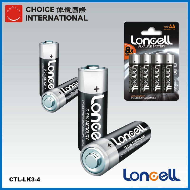 LONCELL aa energizer battery   CTL-LK3-4