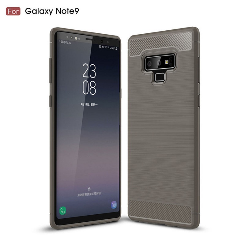 Carbon Fiber Tpu case for Samsung Galaxy Note 9 Soft CF Cover