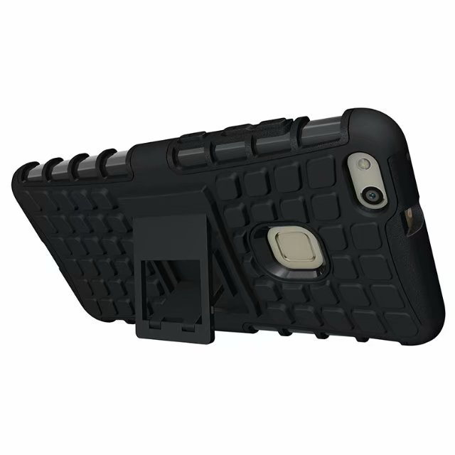 bracket 2in1 tire pattern cover phone case for Huawei P10 Lite