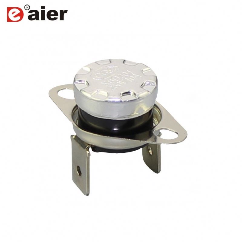 Manual Reset Bakelite KSD302 Thermostat 250V 15A With Flat Terminal