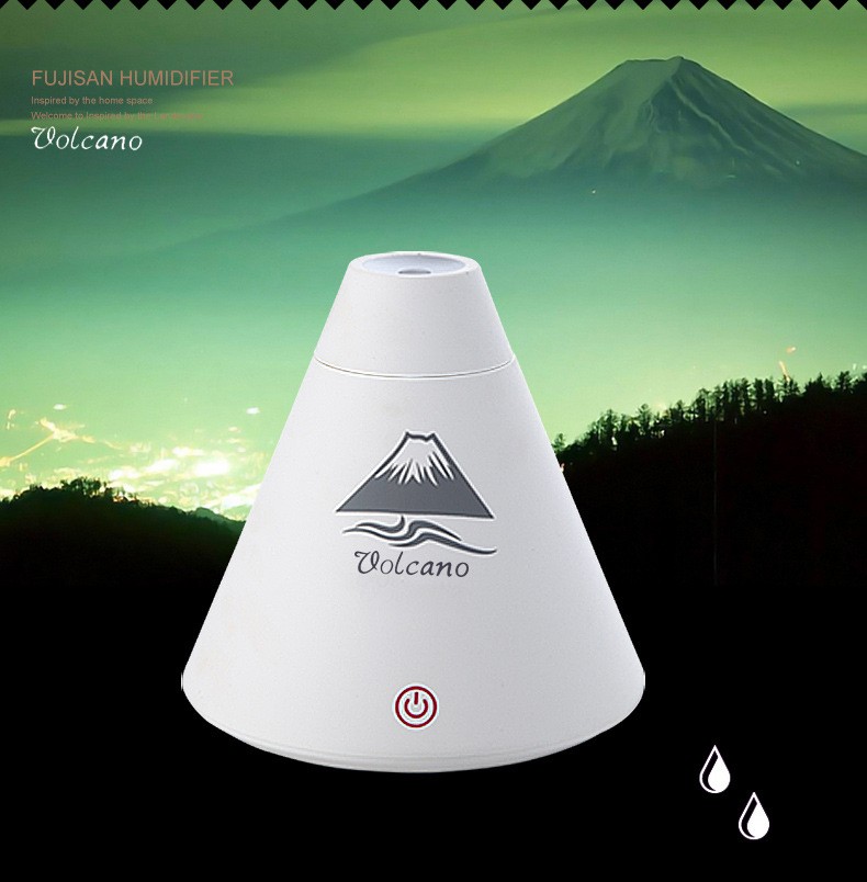 Personal Car Mist Humidifier Volcano Aroma Therapy USB Air Diffuser with Waterless Auto Shut Off