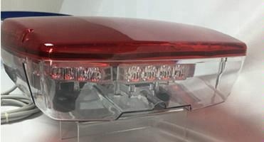 12/24V Low profile led Warning Light bar red blue police strobe lights with sirens