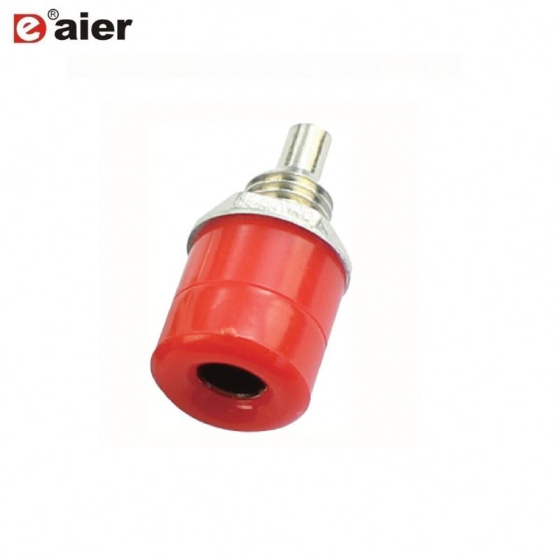 24A 30VDC Brass Female Binding Post Connector 4MM Banana Plug Panel