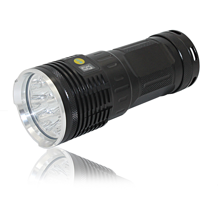 Outdoor High Quality High Power Led Focus Ultra Rechargeable Led 10000 Lumen 18650 Torch T6