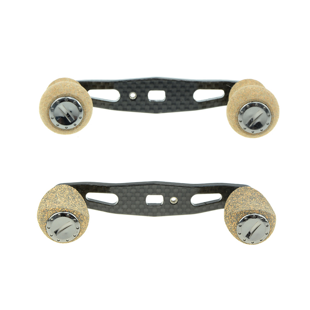 Spinning Reel Handle Two Bearings for Fishing Lovers Strong Carbon Fiber Fishing Reel Handle for Baitcasting Fishing Reel Rocker