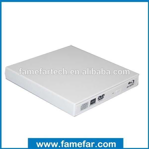 White USB2.0 Portable Blu ray Player