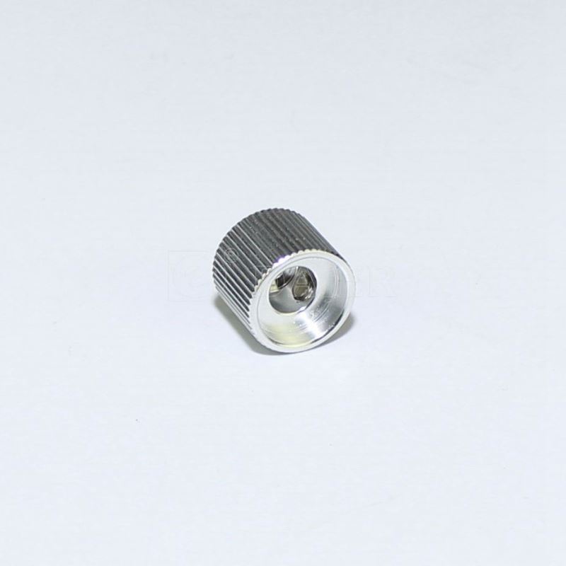 15MMX12.5MM 0.25 Inch Silver Rotary Electronic Control Potentiometer Aluminum Guitar Knobs