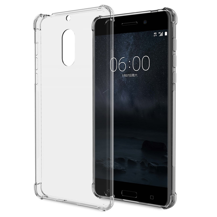 2017 New Arrival Transparent clear Shockproof Tpu case for Nokia 3 5 6 soft cover case for Nokia 3 5 6