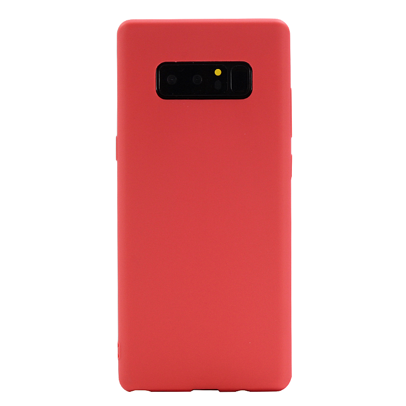 Solid Color Matte TPU Case for Samsung Galaxy Note 8 Silicone Case Phone Cover