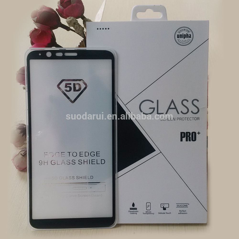IN STOCK 5D Full Tempered Glass Screen Flim For oneplus 5T Full type edge to edge perfect fit for oneplus 5