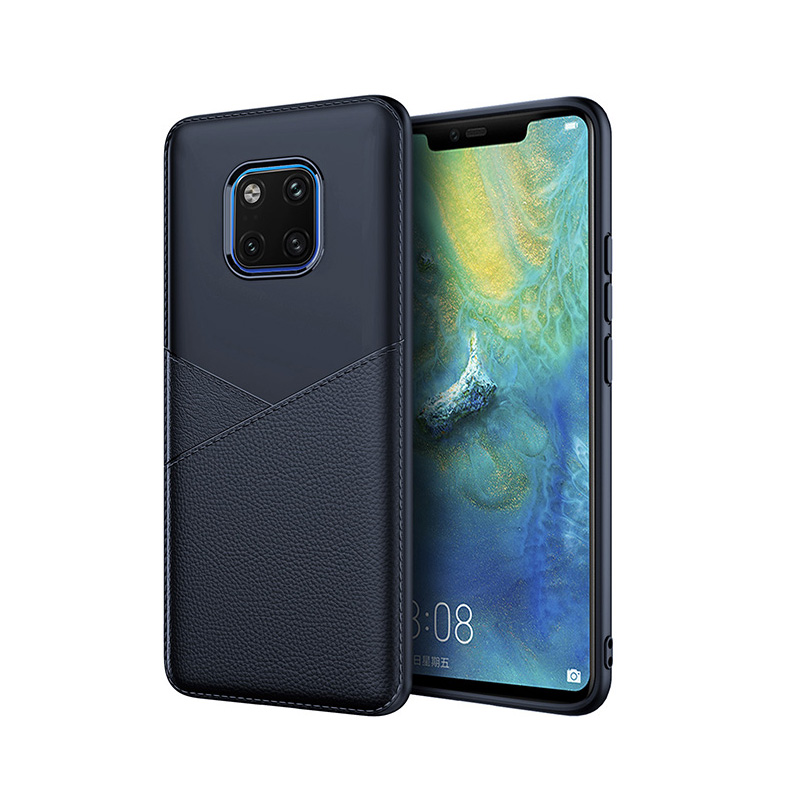 Slim Business Style Leather Pattern Case for Huawei Mate 20  Mate 20 Pro Soft TPU Cover